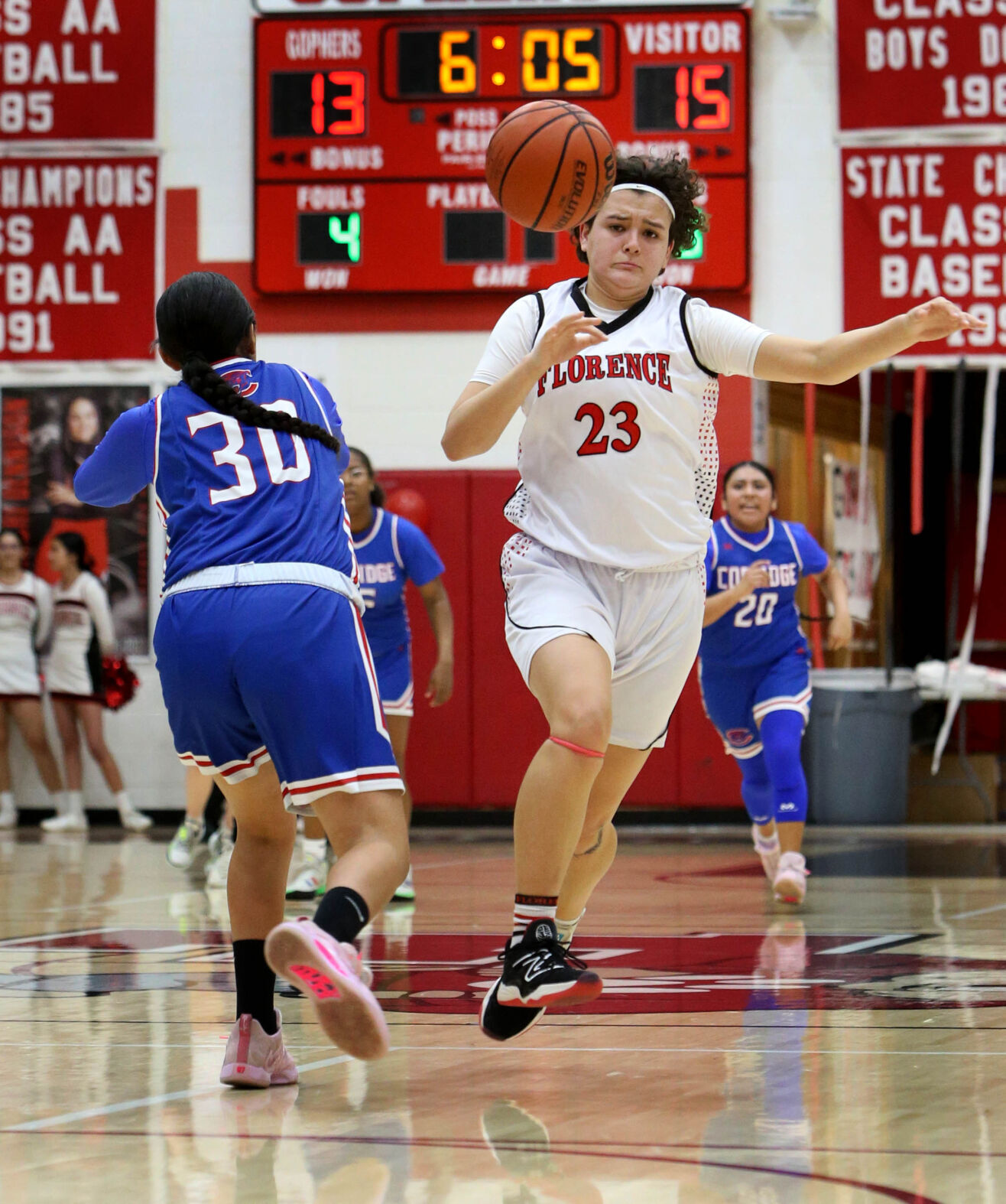 Florence vs. Coolidge girl's basketball